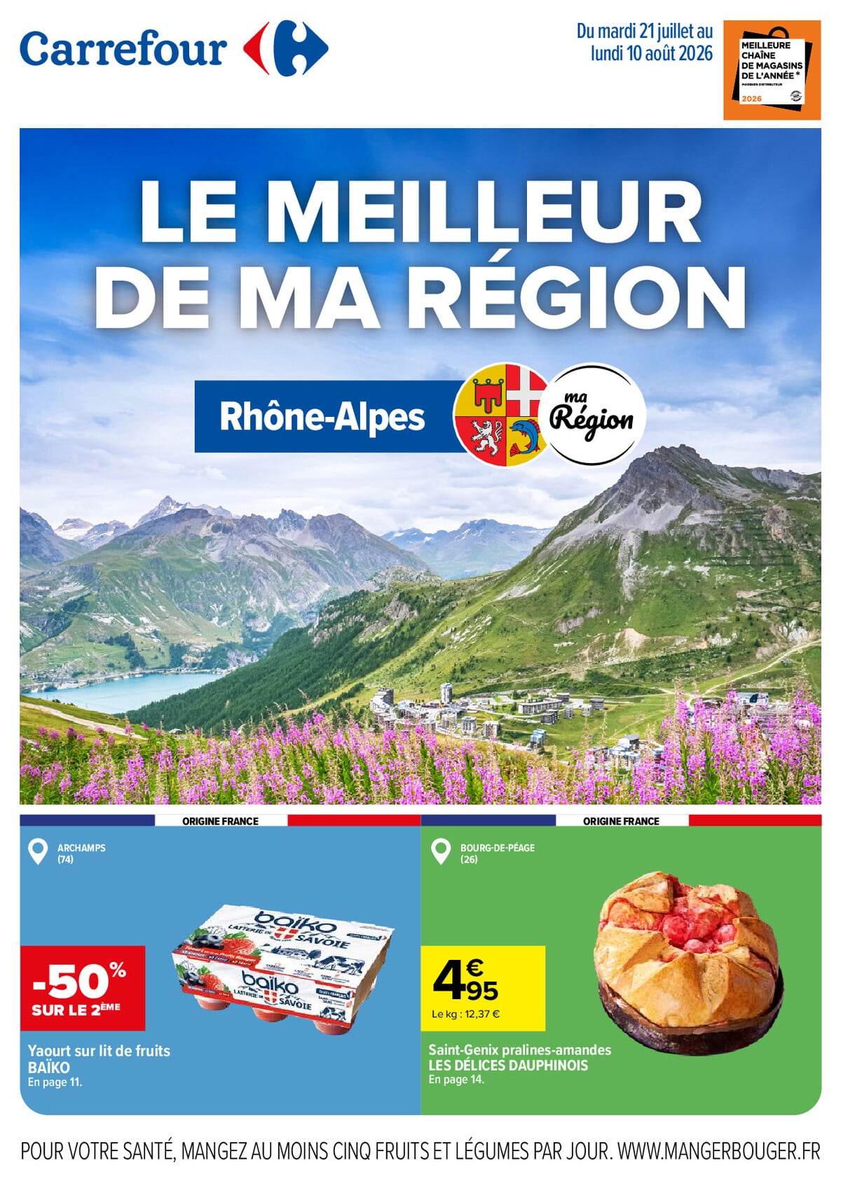 Catalogue Carrefour · Le Meilleur De Ma Région - Rhône Alpes