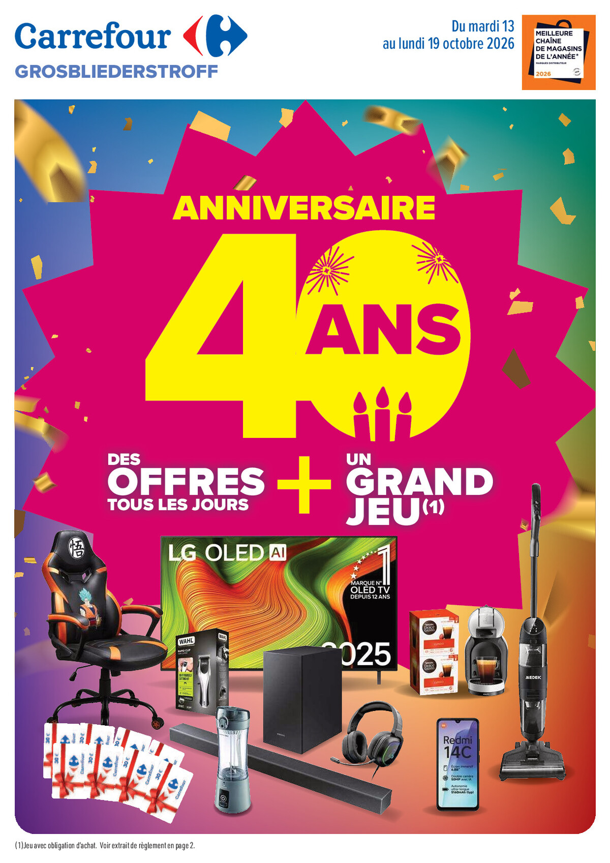 Catalogue Carrefour · Votre Magasin Fête Ses 40 Ans !