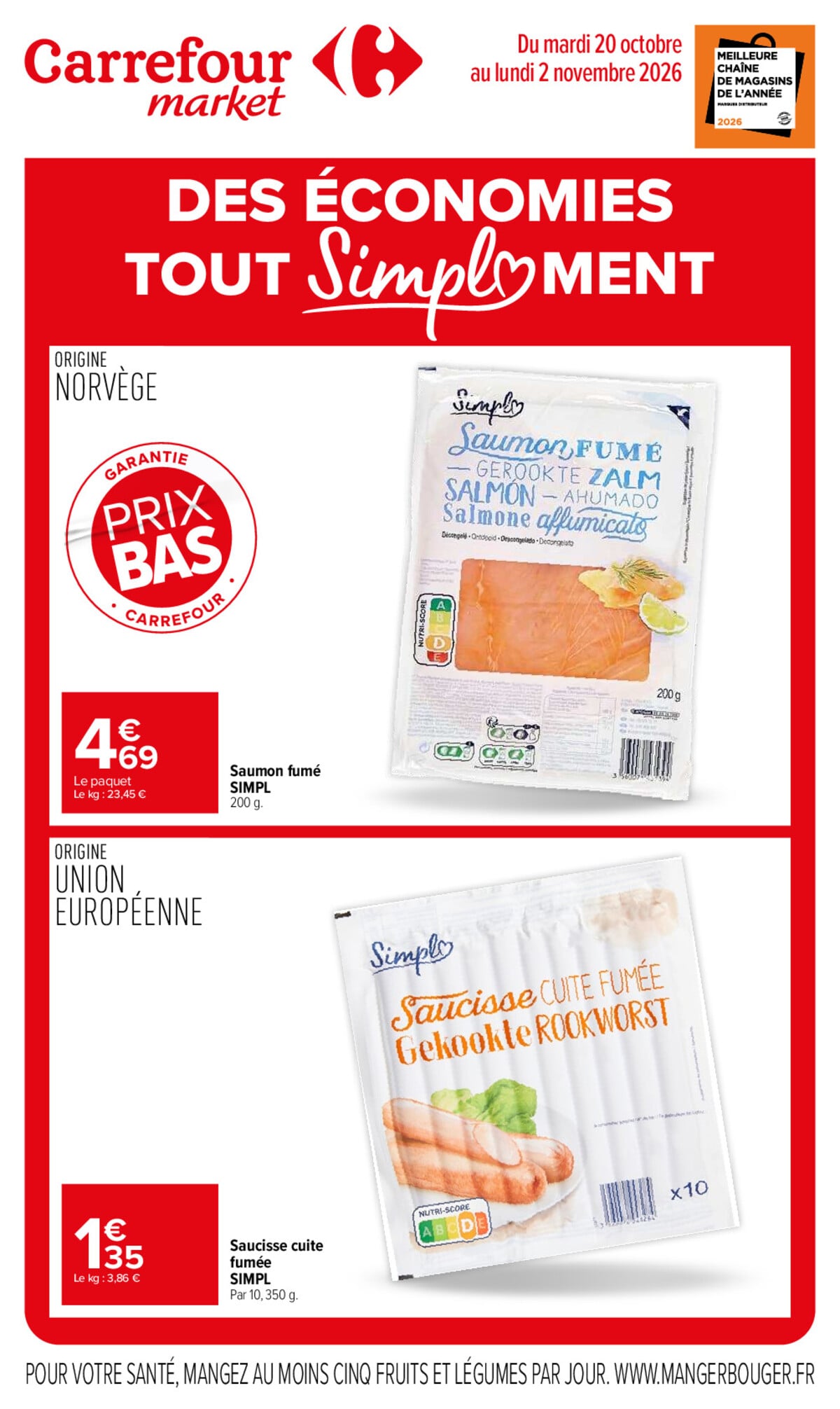 Catalogue Carrefour · Des Economies Tout Simplement
