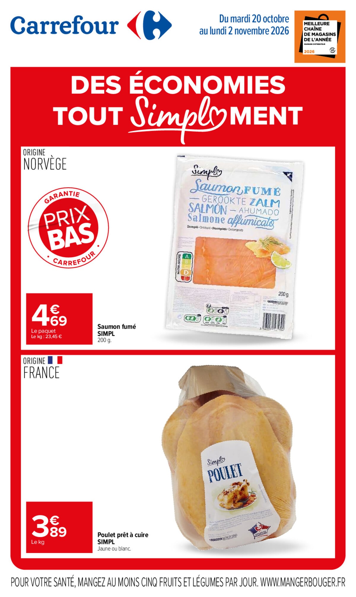 Catalogue Carrefour · Des Economies Tout Simplement