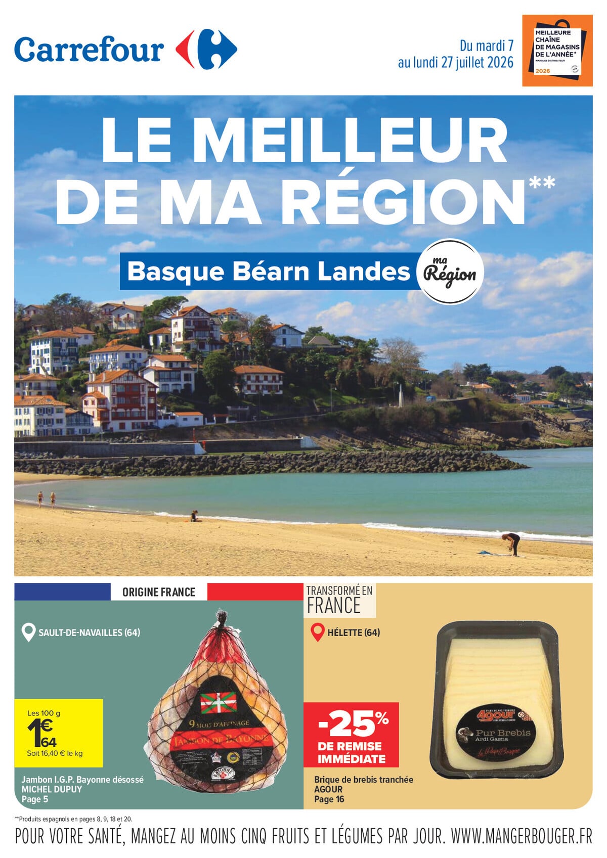 Catalogue Carrefour · Le Meilleur De Ma Région Basque Béarn Landes