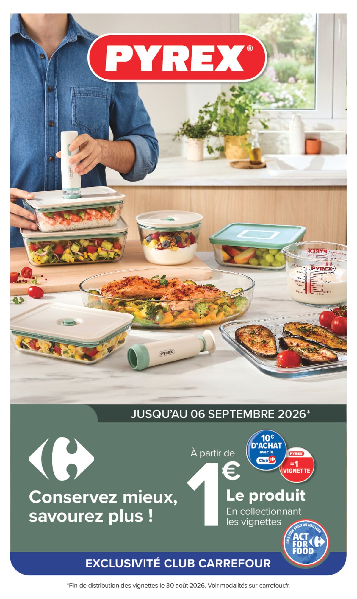 Catalogue Carrefour · Vignette Pyrex