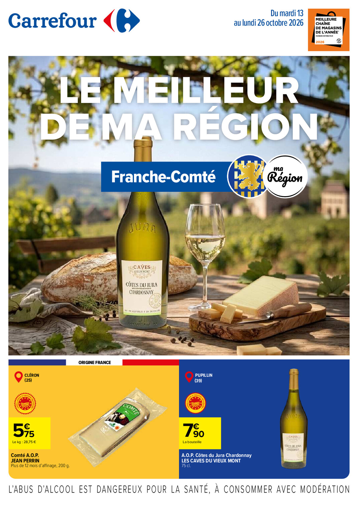 Catalogue Carrefour · Le Meilleur De Ma Région Franche-Comté
