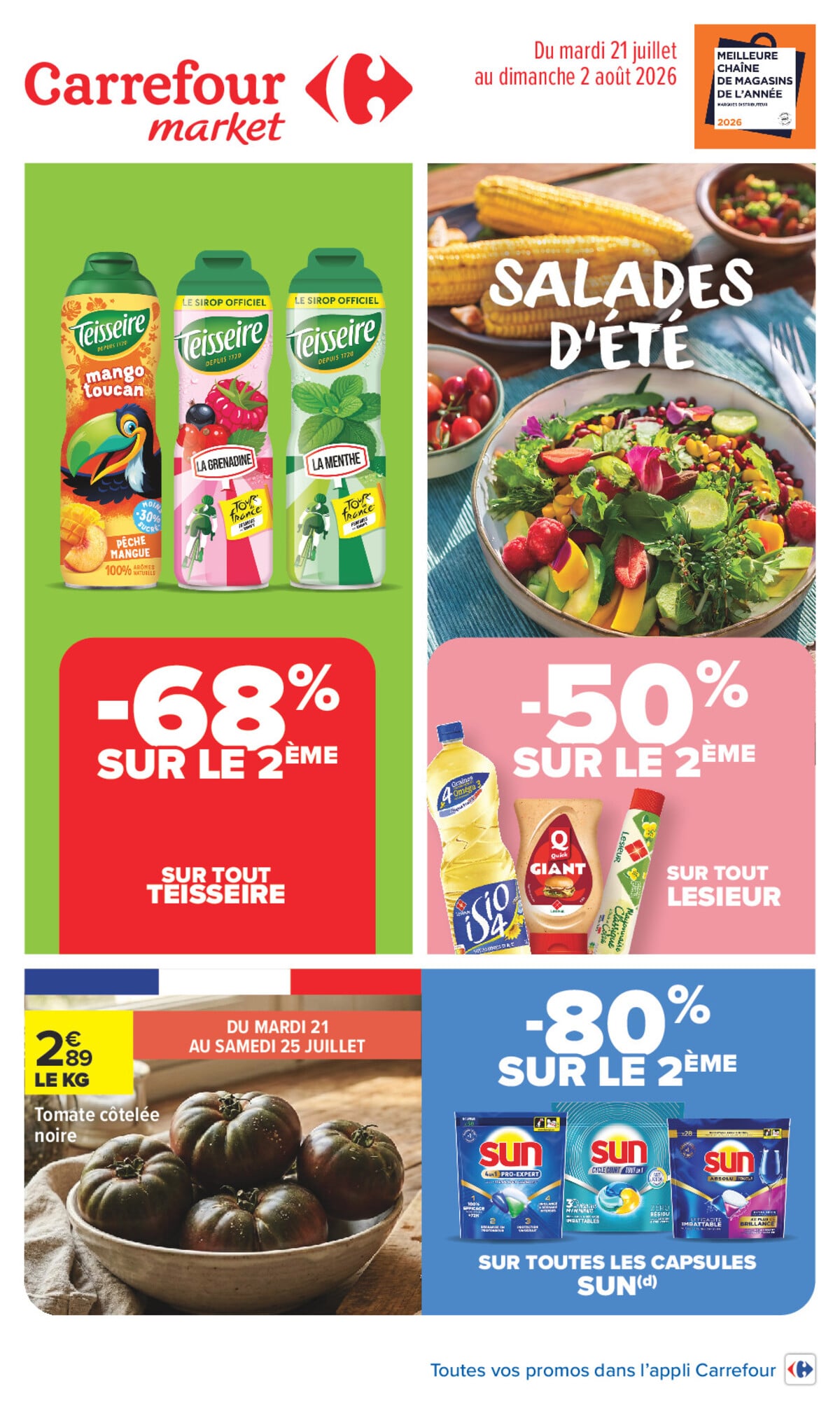 Catalogue Carrefour · Salades D'Été
