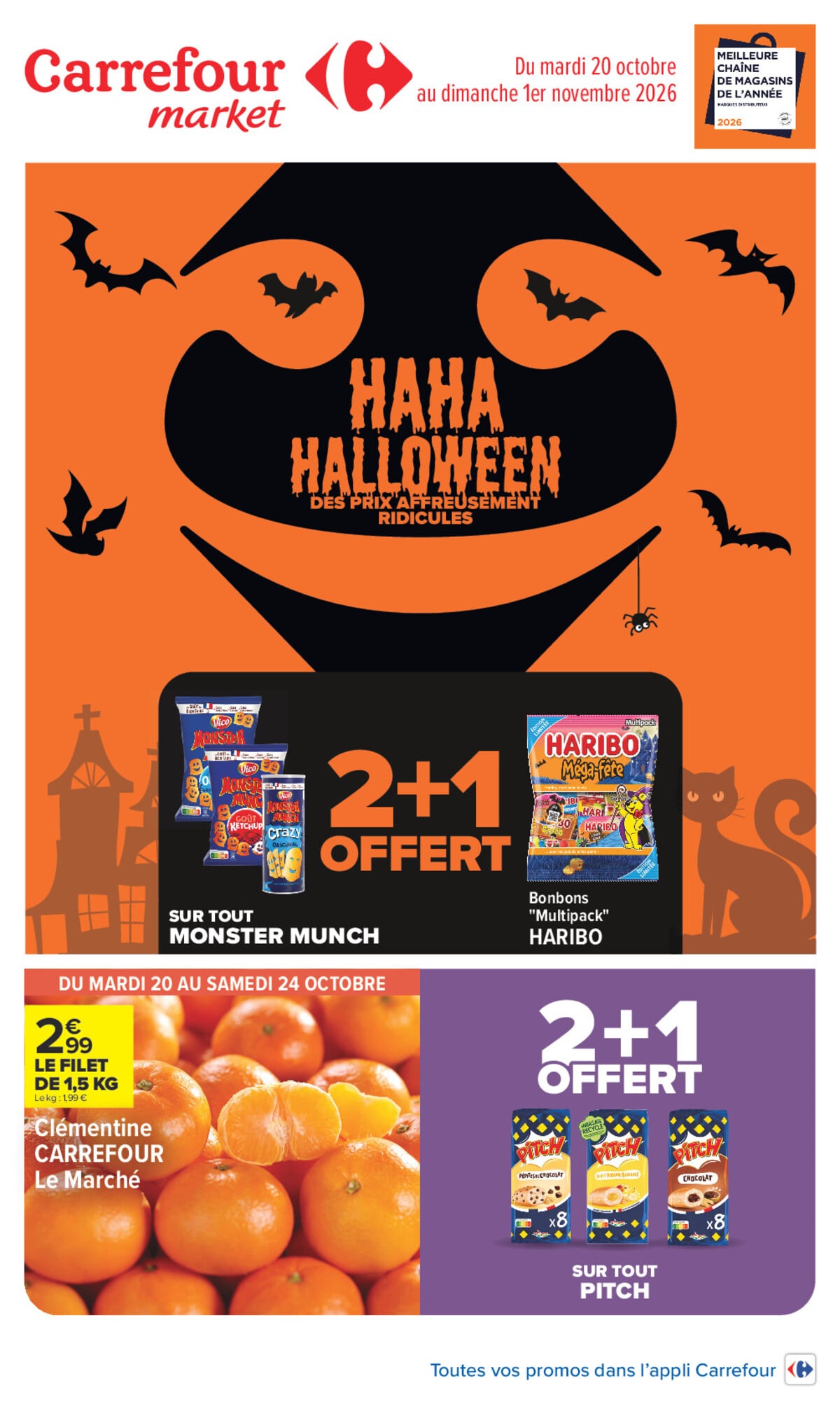 Catalogue Carrefour · Haha Halloween, Des Prix Affreusement Ridicules