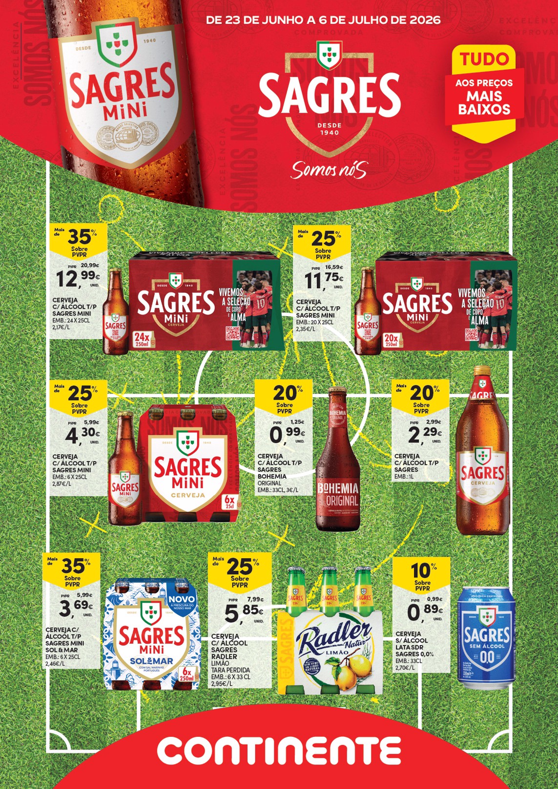 Capa do folheto Pingo Doce · 23 de junho a 6 de julho de 2026