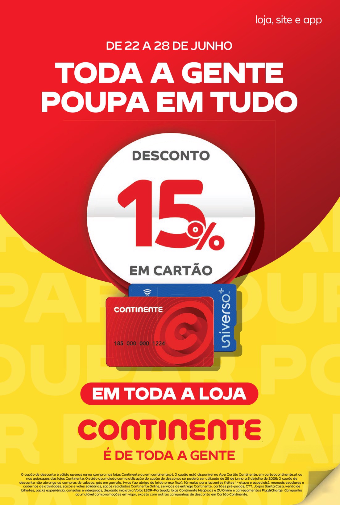 Capa do folheto Pingo Doce · 22 a 28 de junho de 2026