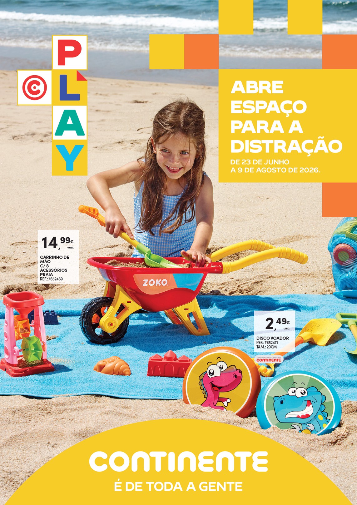 Capa do folheto Pingo Doce · 23 de junho a 9 de agosto de 2026