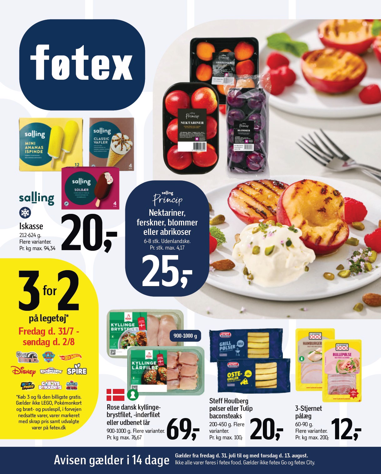 føtex avis · 31. juli – 13. august 2026