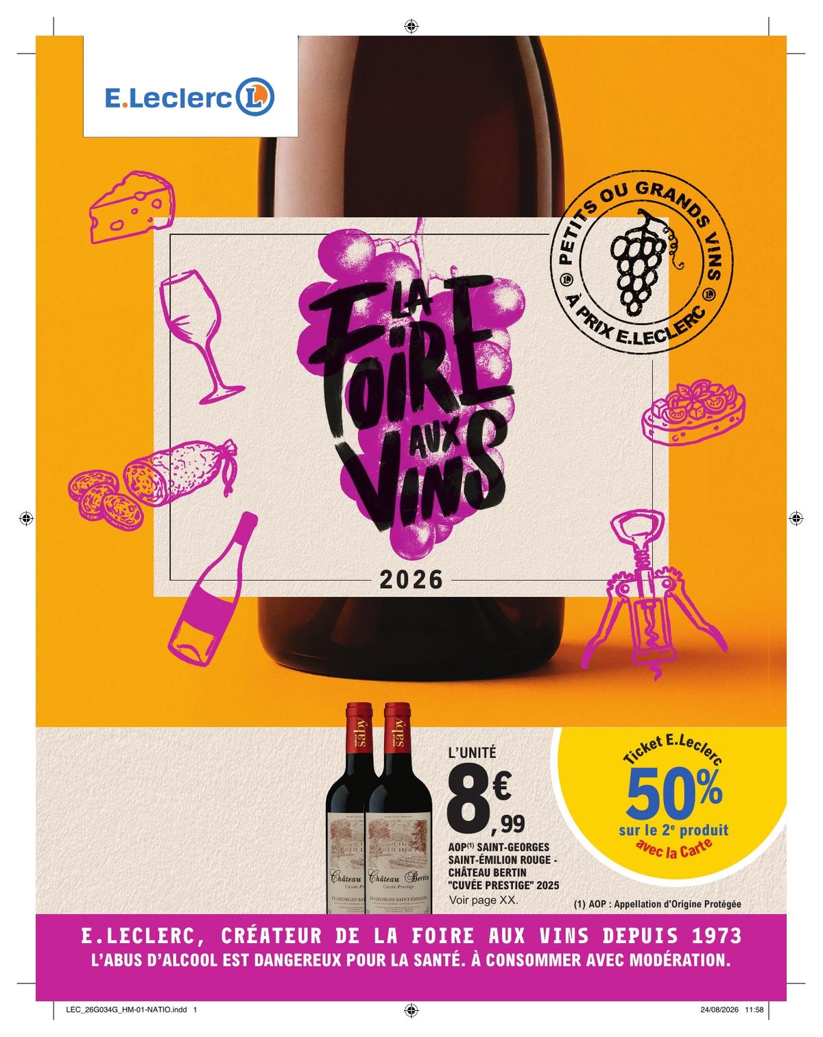 Catalogue E.Leclerc · Foire Aux Vins - Mixte