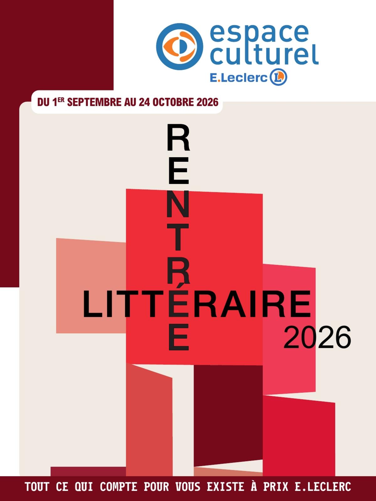 Catalogue E.Leclerc · Guide Rentree Litteraire