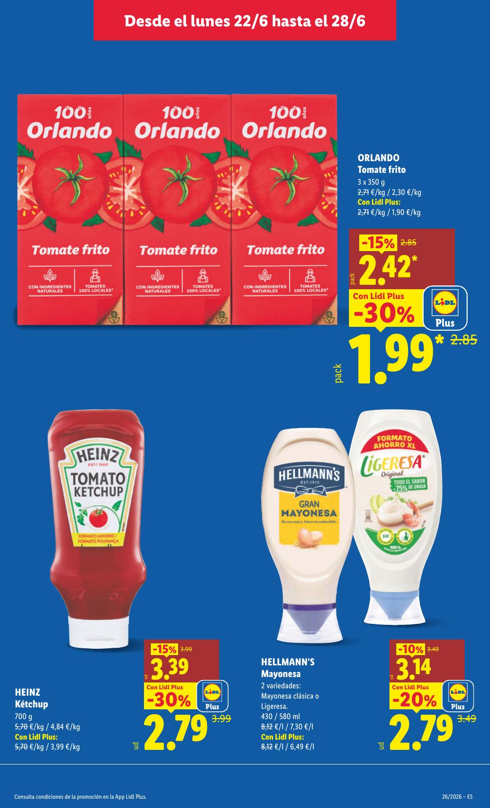 Lidl · Alimentación · 22 de junio de 2026 – 28 de junio de 2026 thumb 13