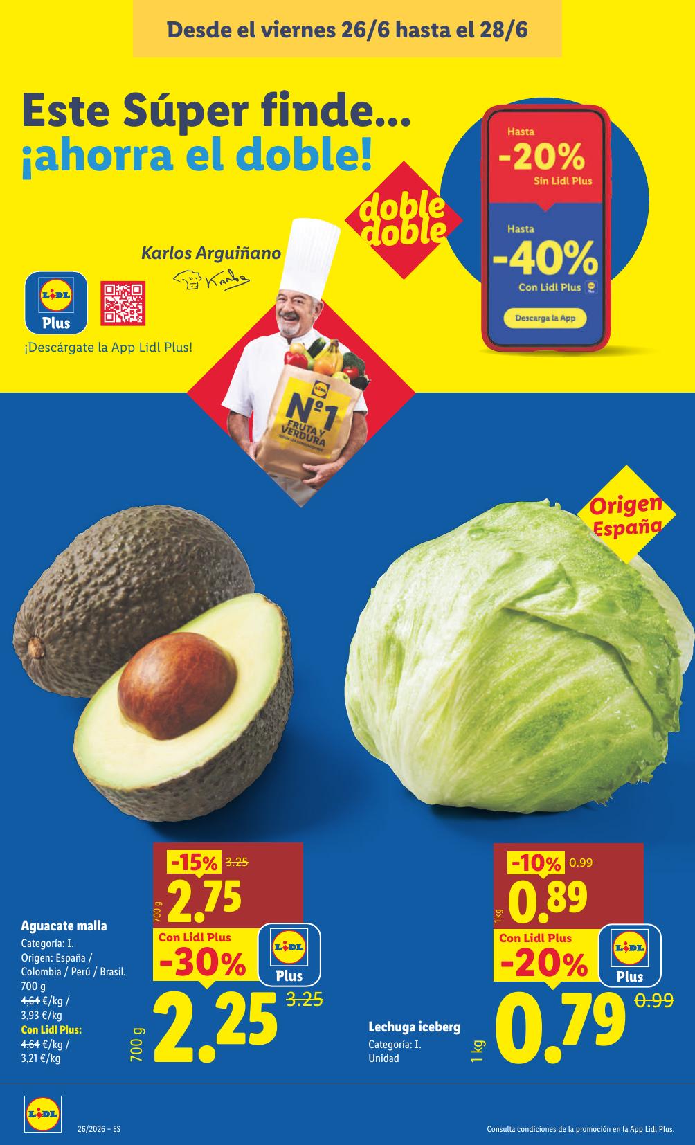 Lidl · Alimentación · 22 de junio de 2026 – 28 de junio de 2026 thumb 22