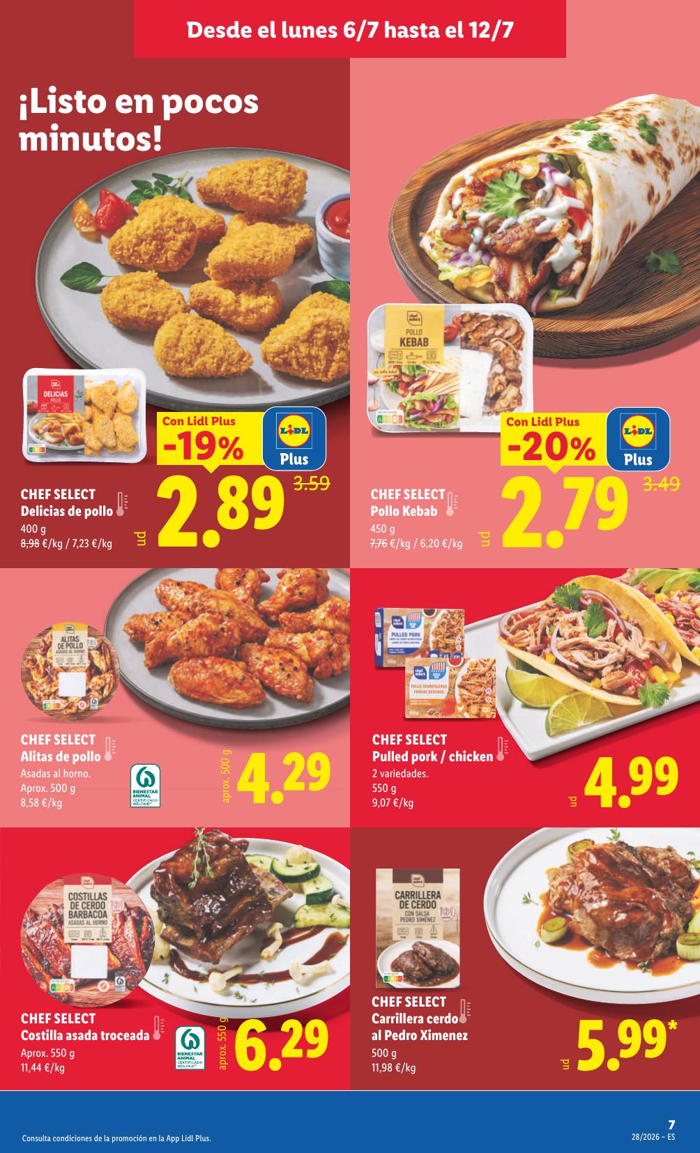 Folleto Lidl Alimentación · 6 de julio de 2026 – 12 de julio de 2026 — Página 15