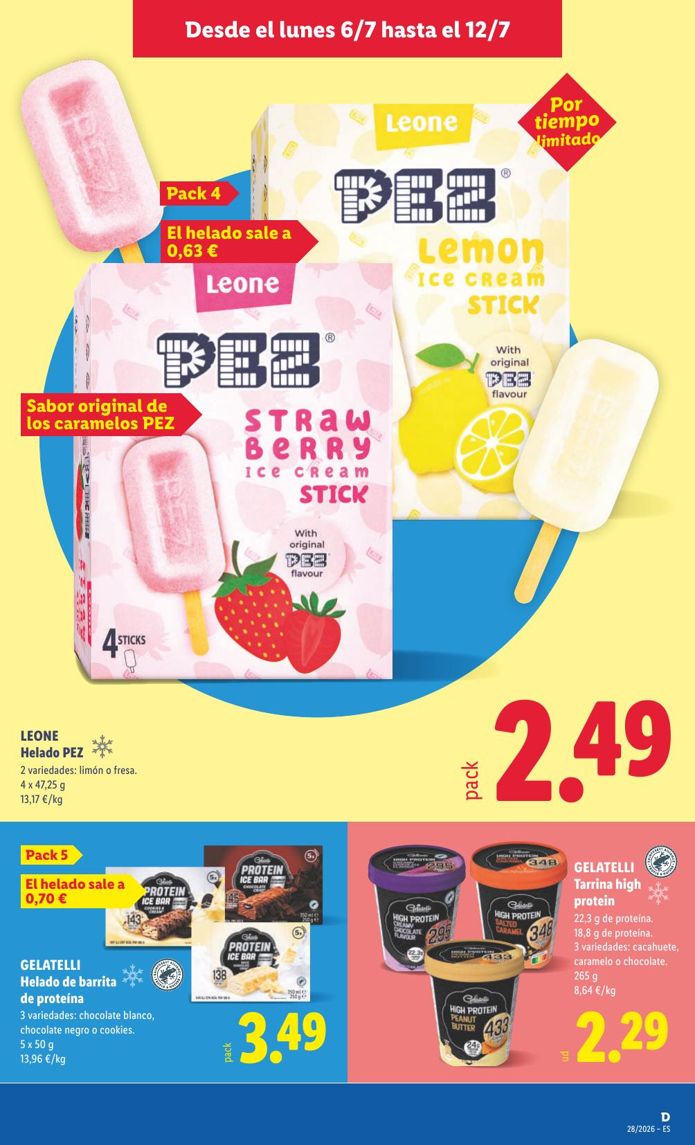 Folleto Lidl Alimentación · 6 de julio de 2026 – 12 de julio de 2026 — Página 33