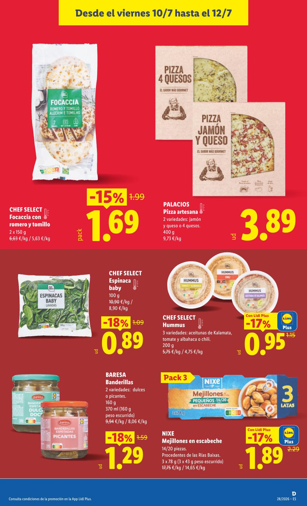 Folleto Lidl Alimentación · 6 de julio de 2026 – 12 de julio de 2026 — Página 45