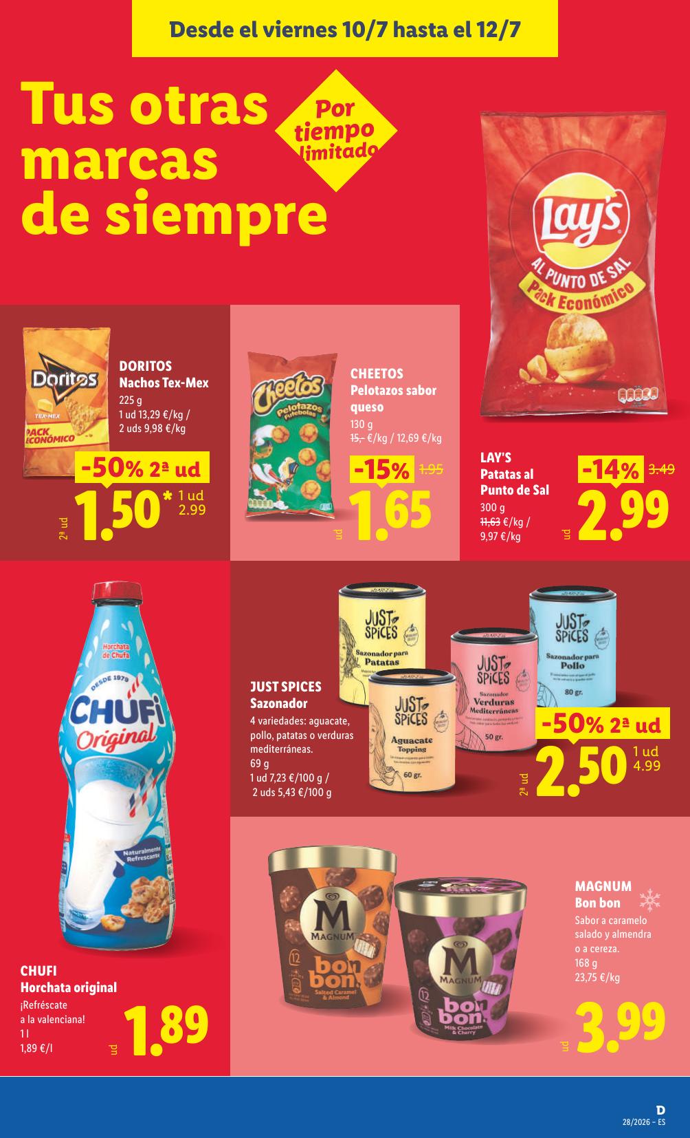 Folleto Lidl Alimentación · 6 de julio de 2026 – 12 de julio de 2026 — Página 61
