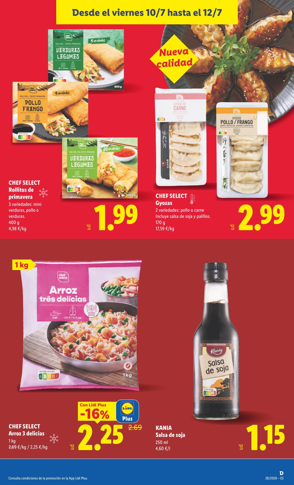 Folleto Lidl Alimentación · 6 de julio de 2026 – 12 de julio de 2026 — Página 47