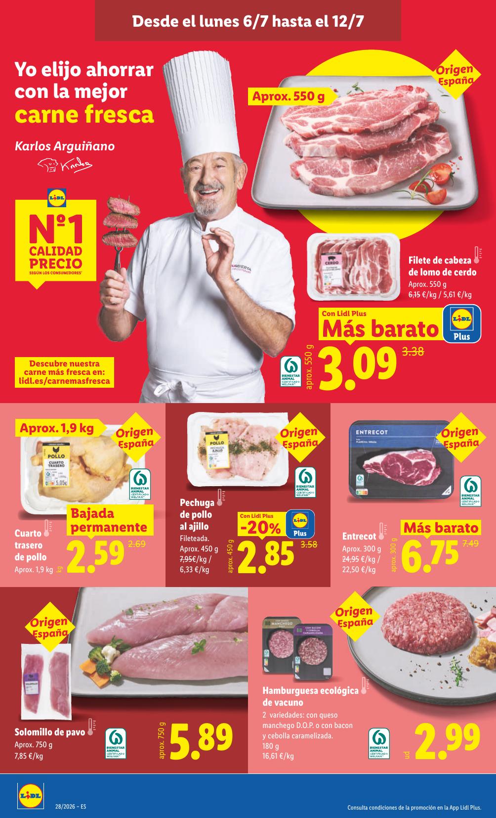 Folleto Lidl Alimentación · 29 de junio de 2026 – 12 de julio de 2026 — Página 14