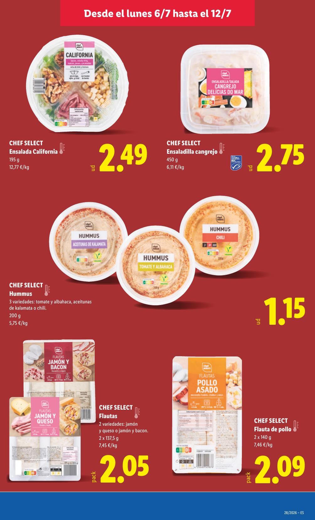 Folleto Lidl Alimentación · 29 de junio de 2026 – 12 de julio de 2026 — Página 25
