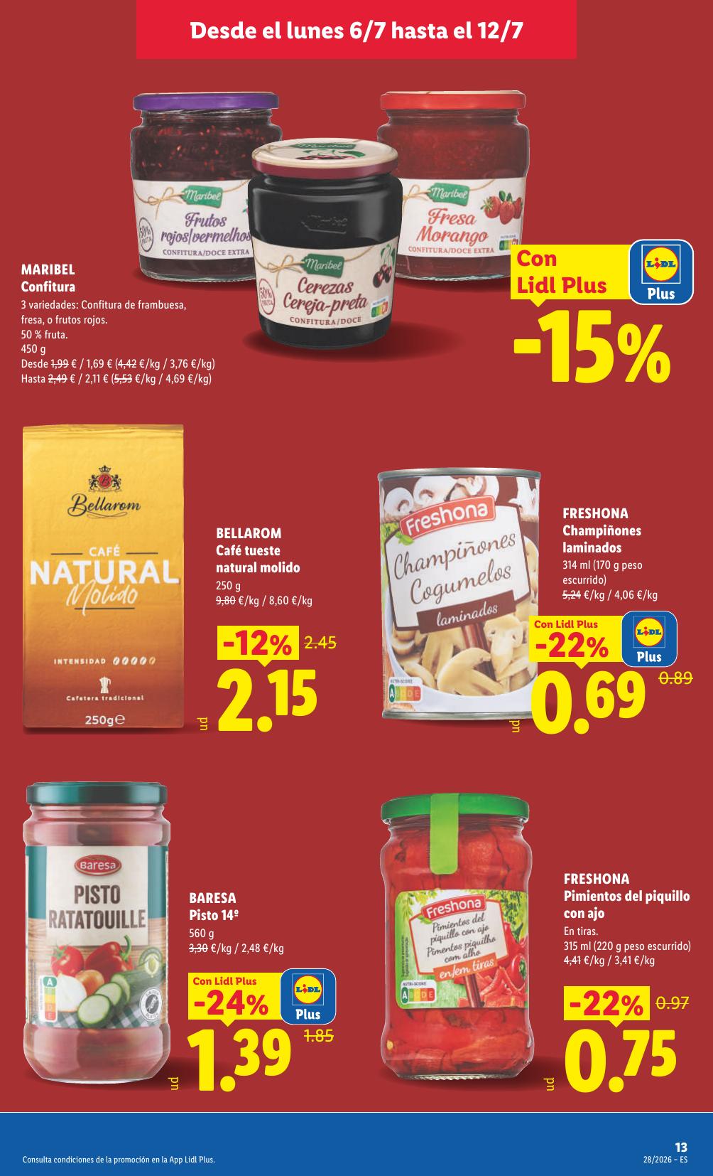 Folleto Lidl Alimentación · 29 de junio de 2026 – 12 de julio de 2026 — Página 27