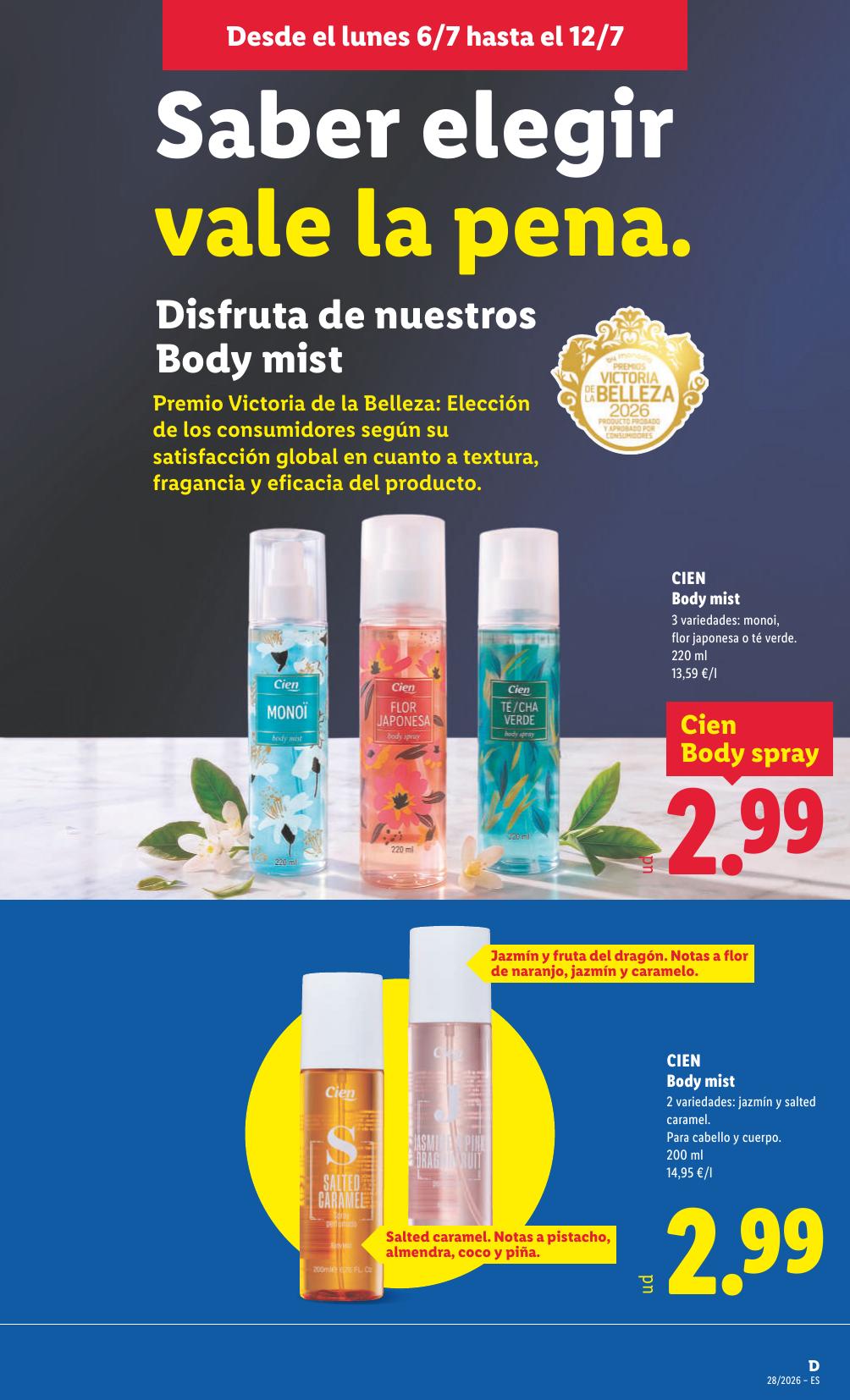 Folleto Lidl Alimentación · 29 de junio de 2026 – 12 de julio de 2026 — Página 39