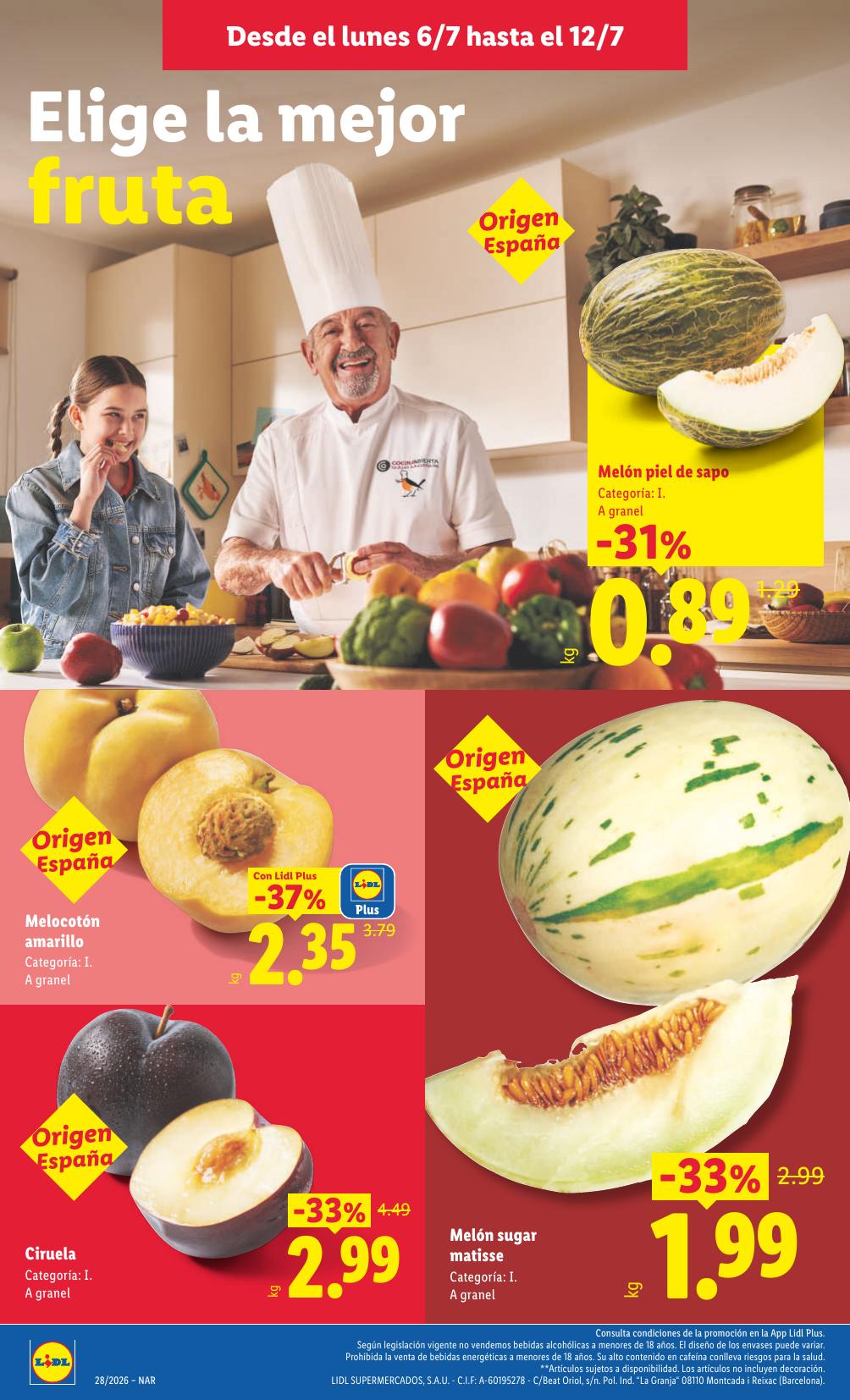 Folleto Lidl Alimentación · 6 de julio de 2026 – 12 de julio de 2026 — Página 10