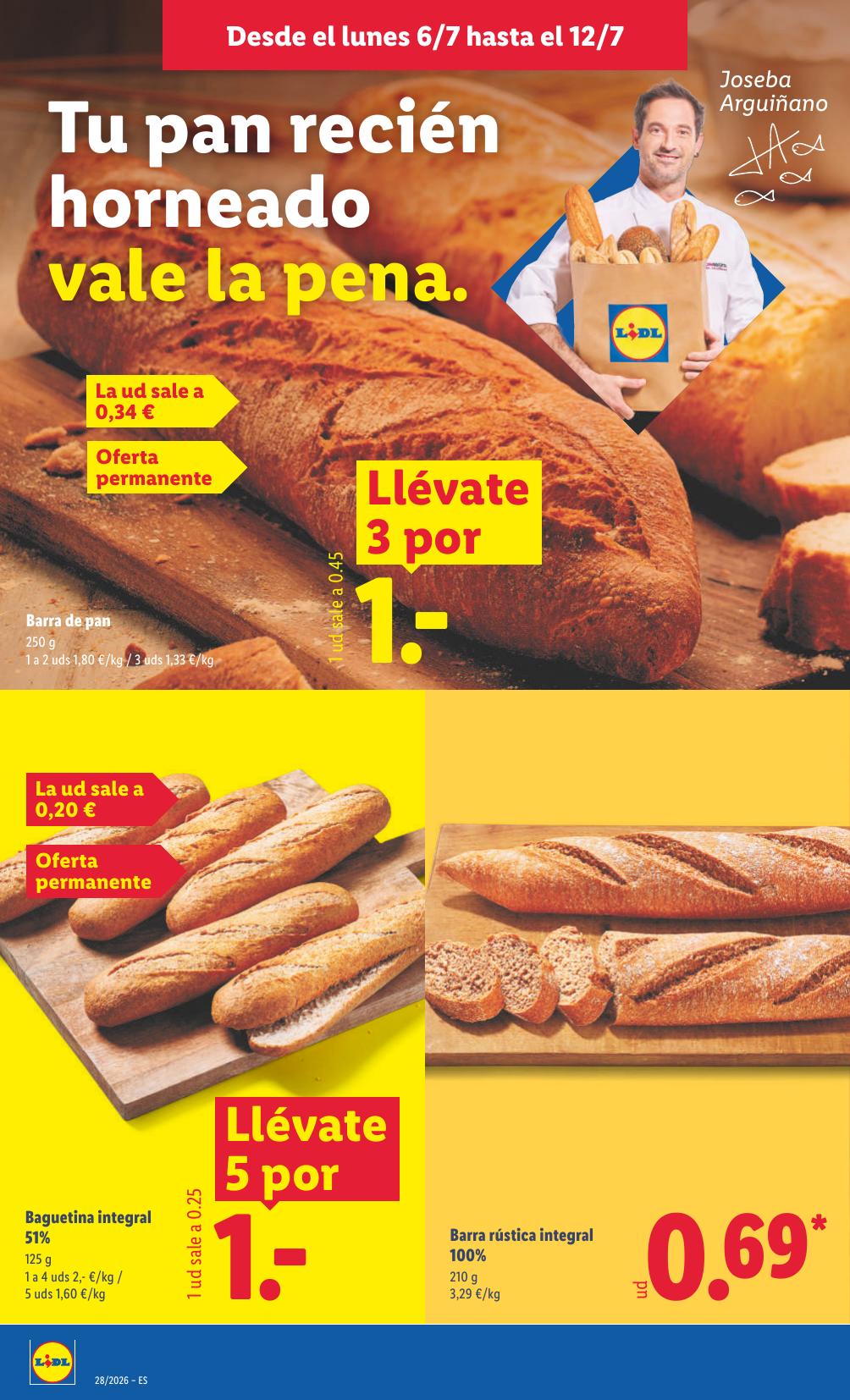 Folleto Lidl Alimentación · 6 de julio de 2026 – 12 de julio de 2026 — Página 12
