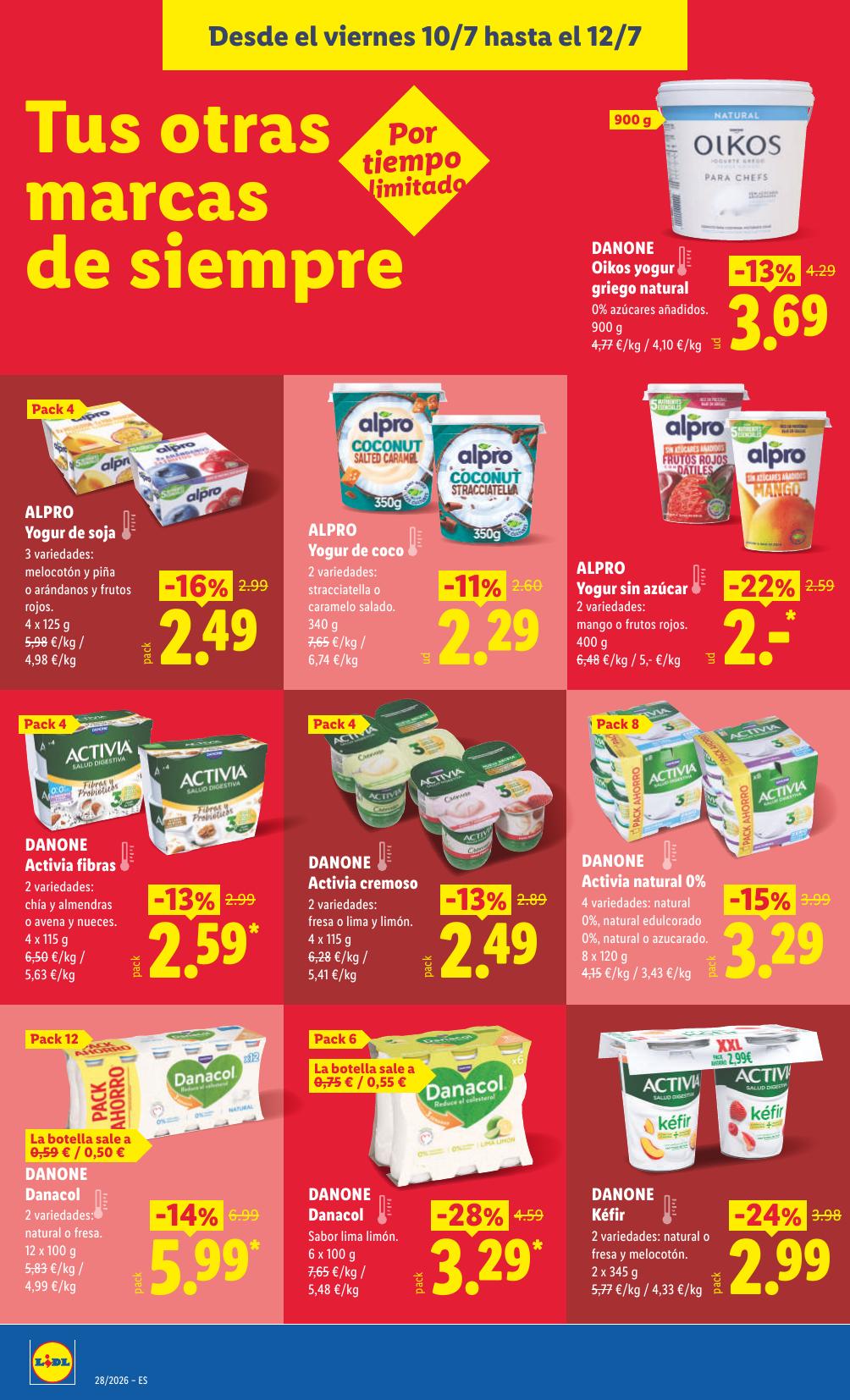 Folleto Lidl Alimentación · 6 de julio de 2026 – 12 de julio de 2026 — Página 60