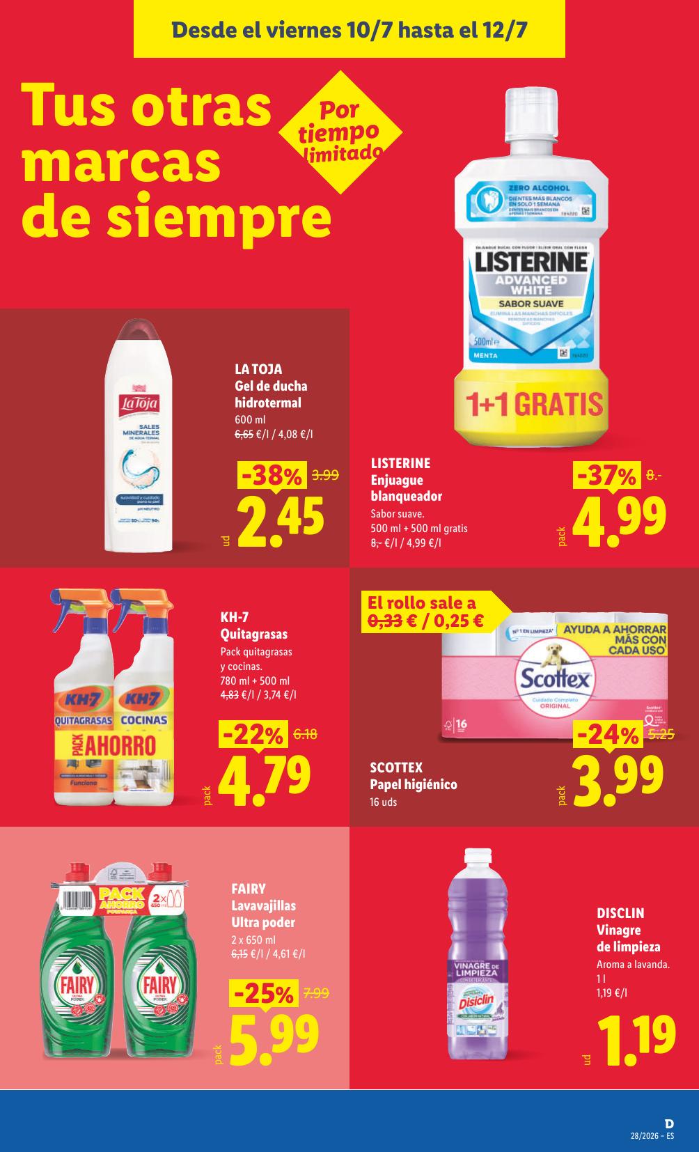 Folleto Lidl Alimentación · 6 de julio de 2026 – 12 de julio de 2026 — Página 63