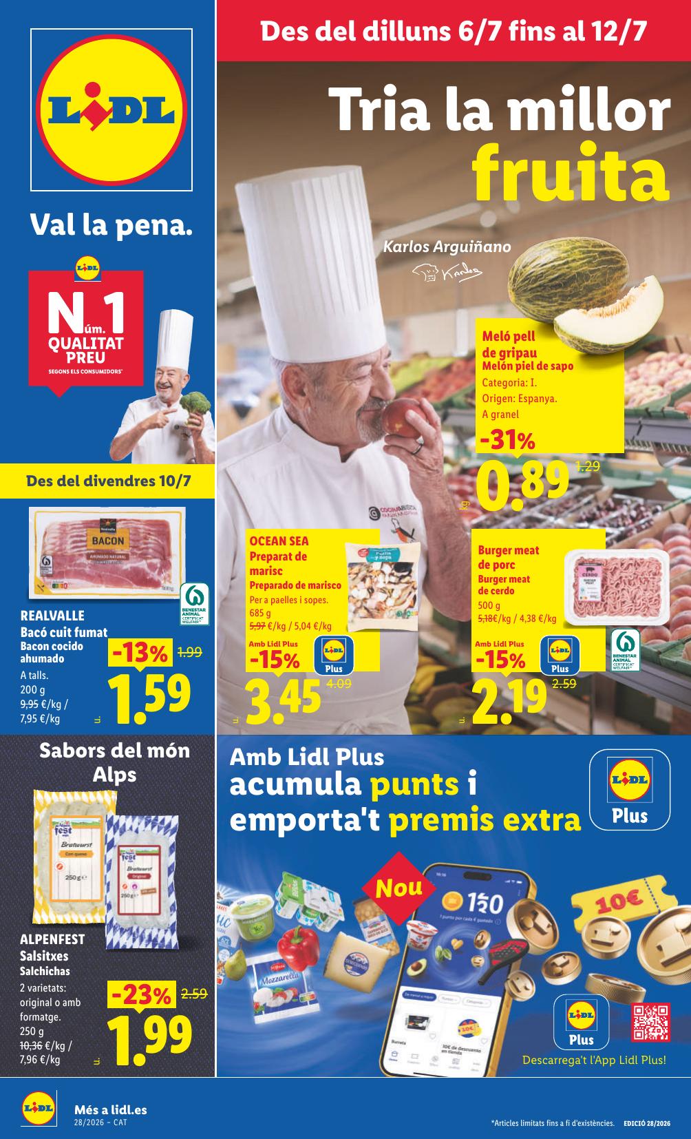 Folleto Lidl Alimentación · 6 de julio de 2026 – 12 de julio de 2026 — Página 5