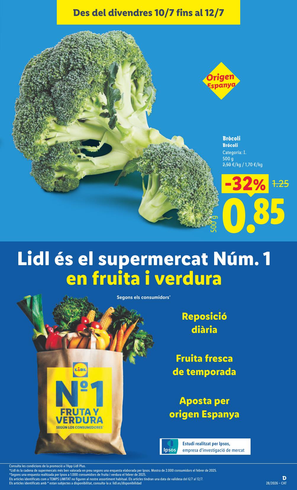 Folleto Lidl Alimentación · 6 de julio de 2026 – 12 de julio de 2026 — Página 11