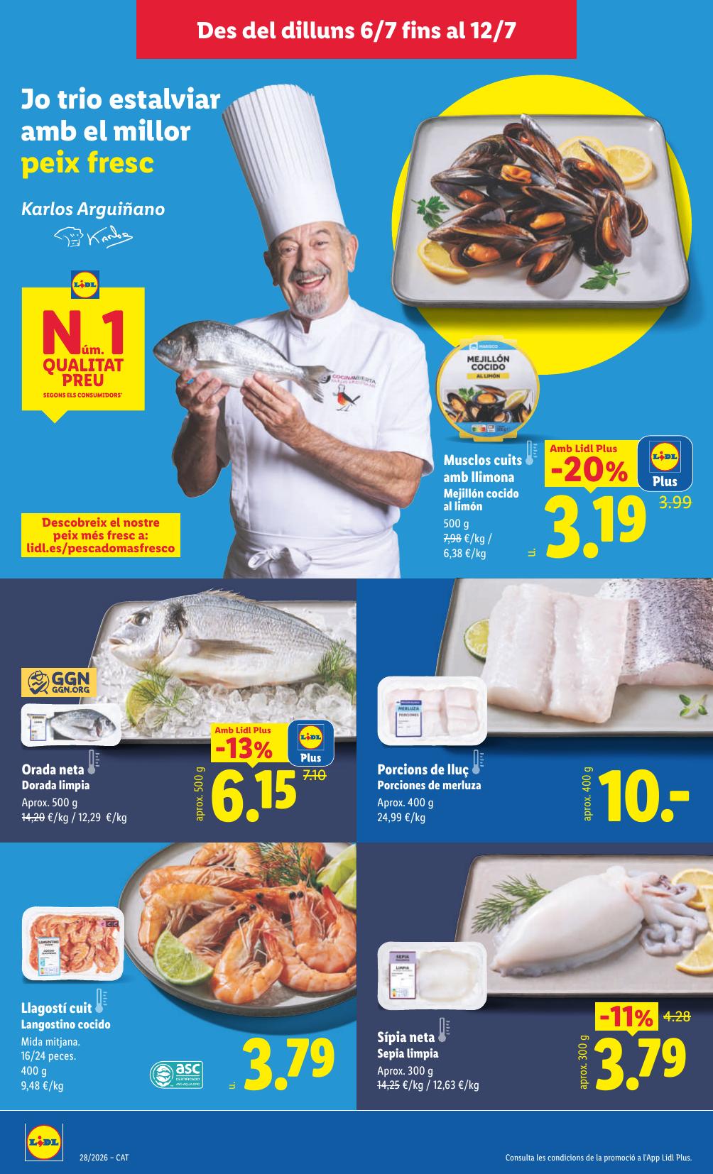 Folleto Lidl Alimentación · 6 de julio de 2026 – 12 de julio de 2026 — Página 16