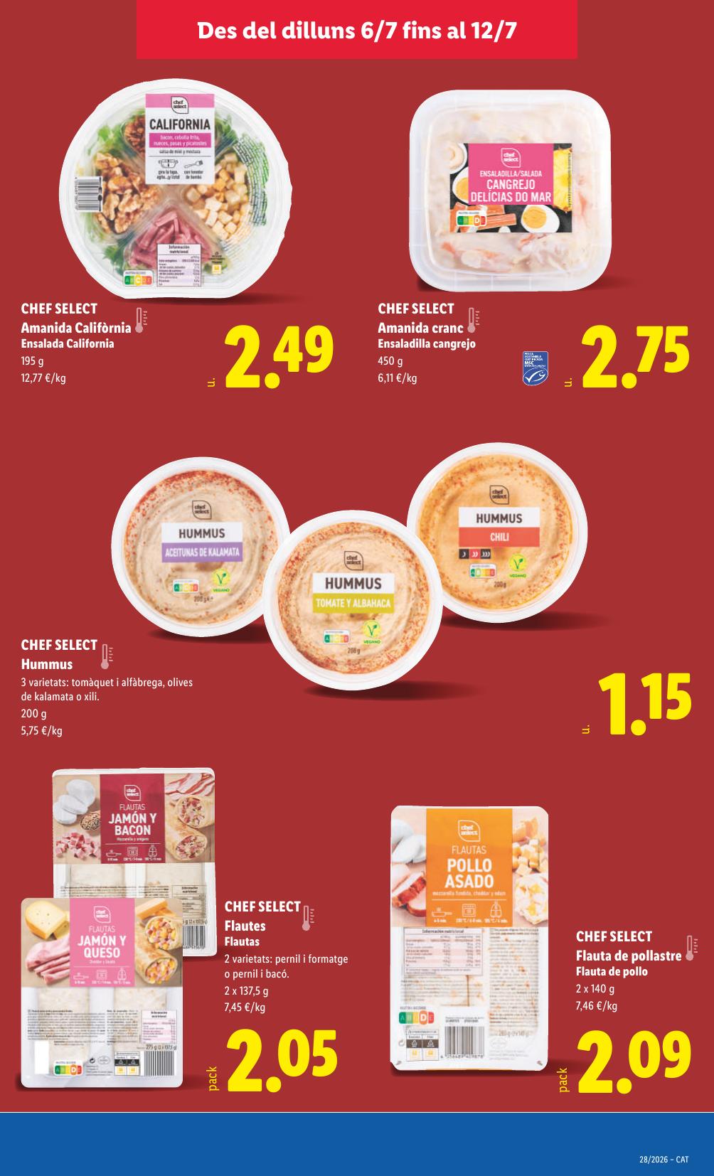 Folleto Lidl Alimentación · 6 de julio de 2026 – 12 de julio de 2026 — Página 25