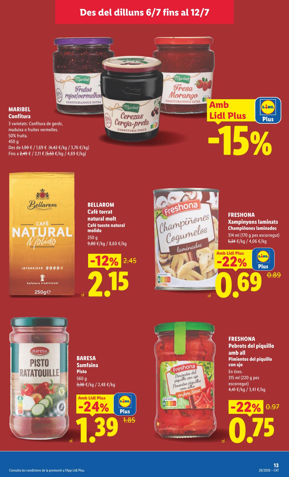 Folleto Lidl Alimentación · 6 de julio de 2026 – 12 de julio de 2026 — Página 27