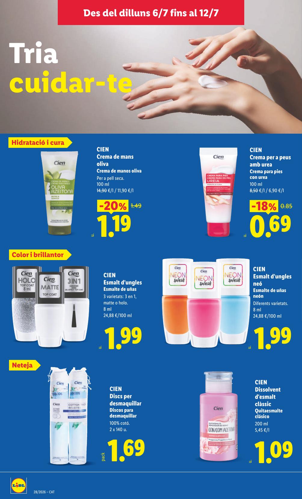 Folleto Lidl Alimentación · 6 de julio de 2026 – 12 de julio de 2026 — Página 38