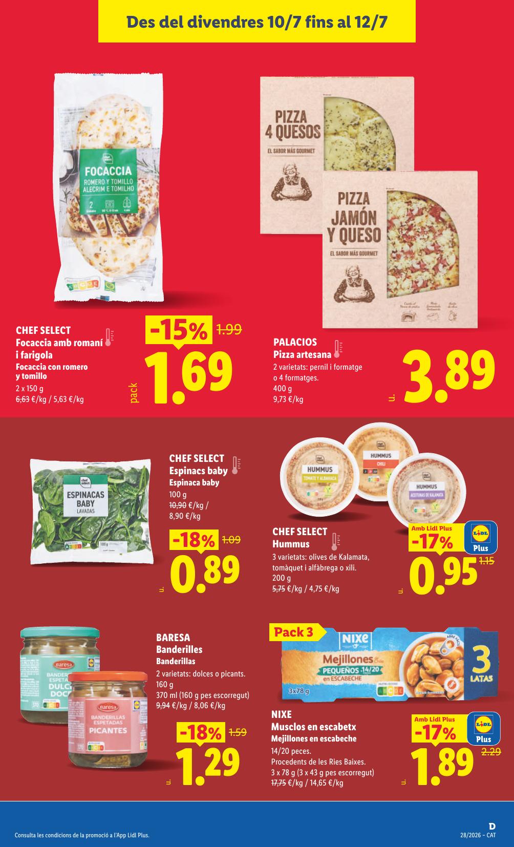 Folleto Lidl Alimentación · 6 de julio de 2026 – 12 de julio de 2026 — Página 45
