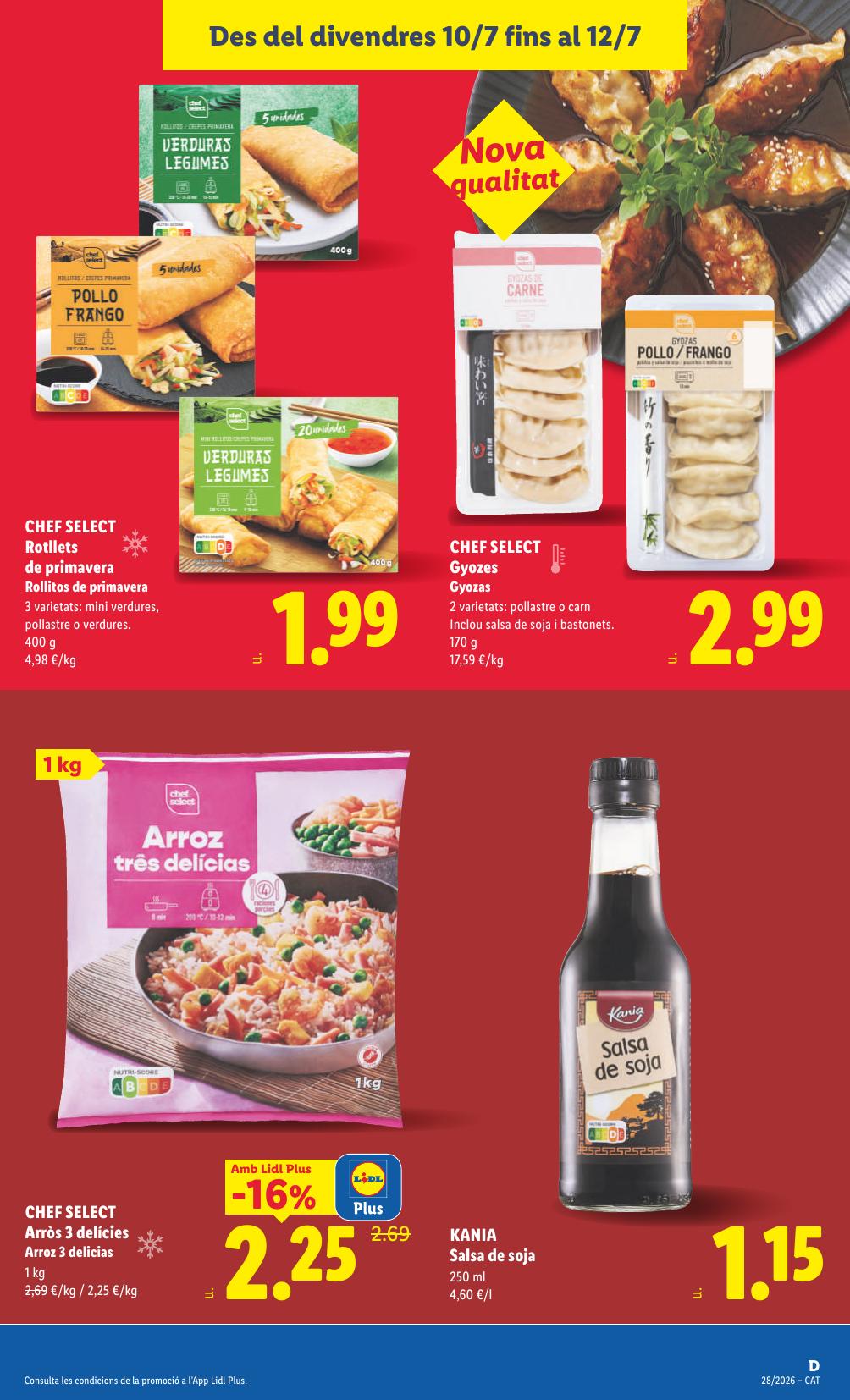 Folleto Lidl Alimentación · 6 de julio de 2026 – 12 de julio de 2026 — Página 47