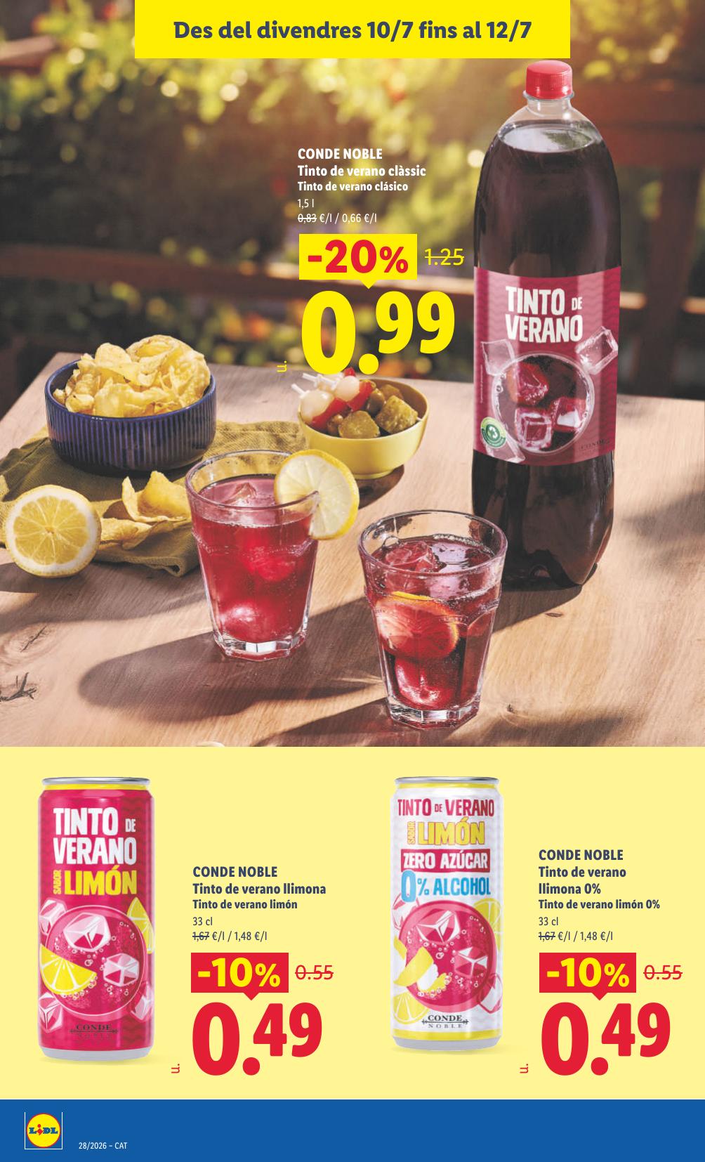 Folleto Lidl Alimentación · 6 de julio de 2026 – 12 de julio de 2026 — Página 50