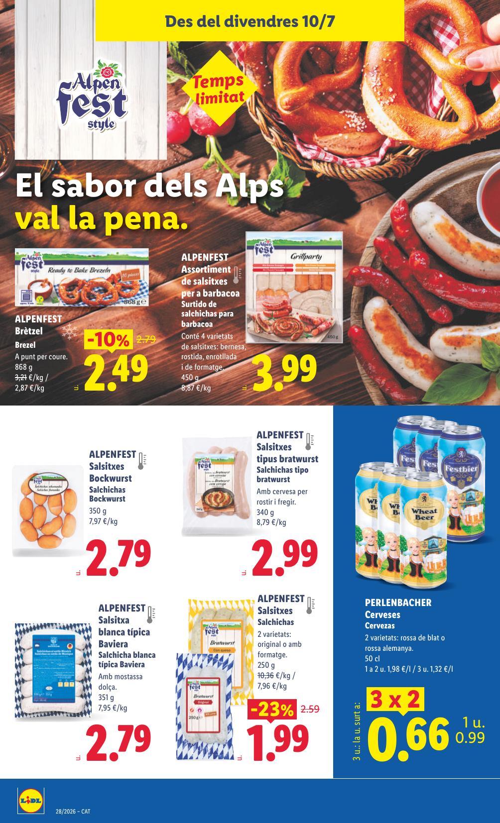 Folleto Lidl Alimentación · 6 de julio de 2026 – 12 de julio de 2026 — Página 54