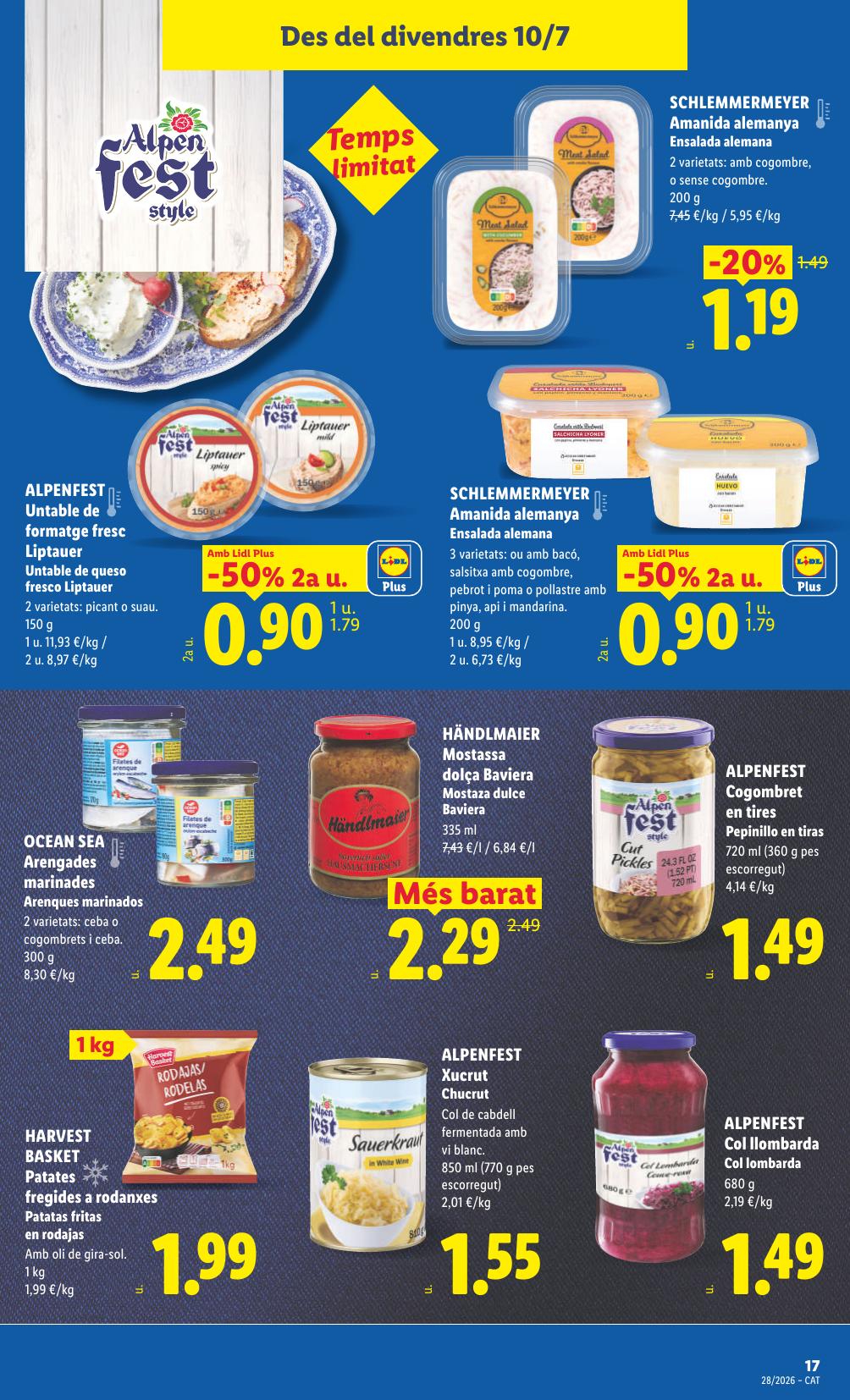 Folleto Lidl Alimentación · 6 de julio de 2026 – 12 de julio de 2026 — Página 55