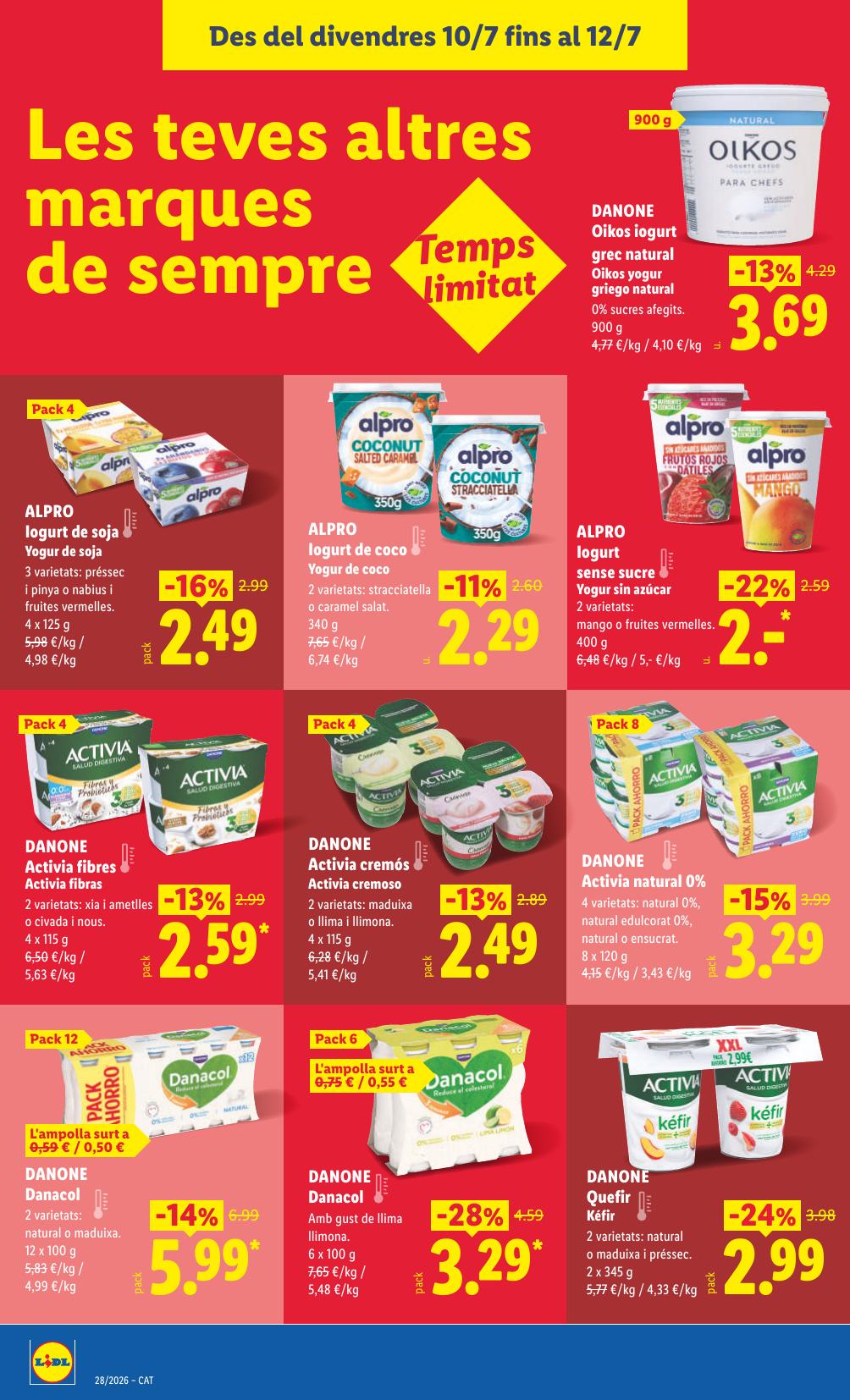 Folleto Lidl Alimentación · 6 de julio de 2026 – 12 de julio de 2026 — Página 60