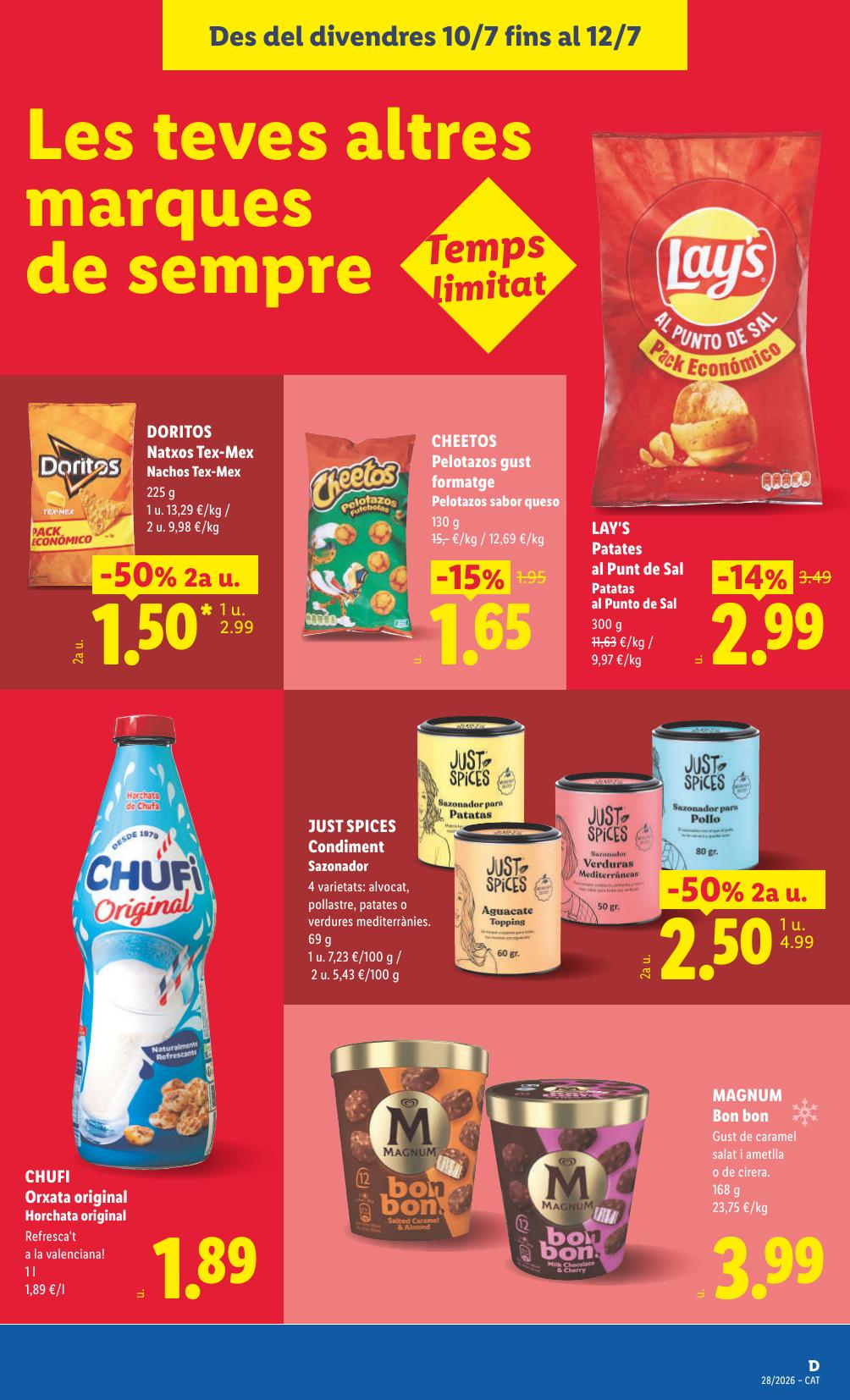 Folleto Lidl Alimentación · 6 de julio de 2026 – 12 de julio de 2026 — Página 61