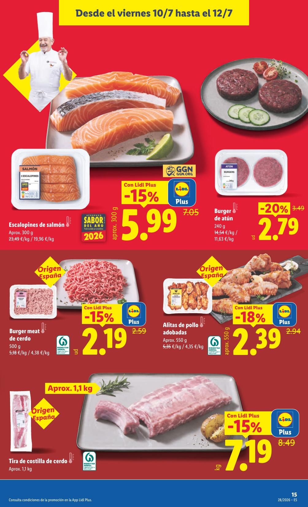 Folleto Lidl Alimentación · 6 de julio de 2026 – 12 de julio de 2026 — Página 43