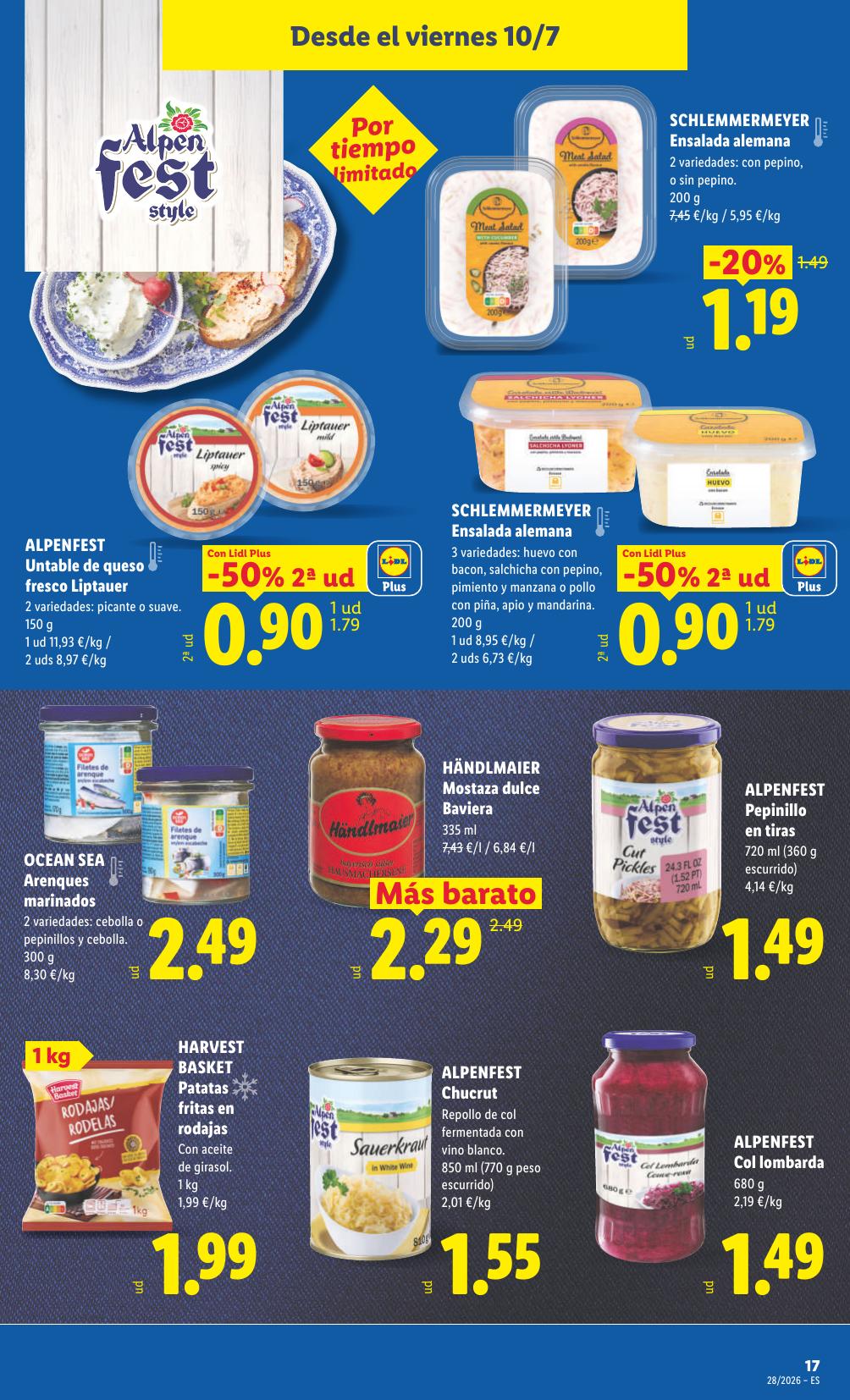 Folleto Lidl Alimentación · 6 de julio de 2026 – 12 de julio de 2026 — Página 55
