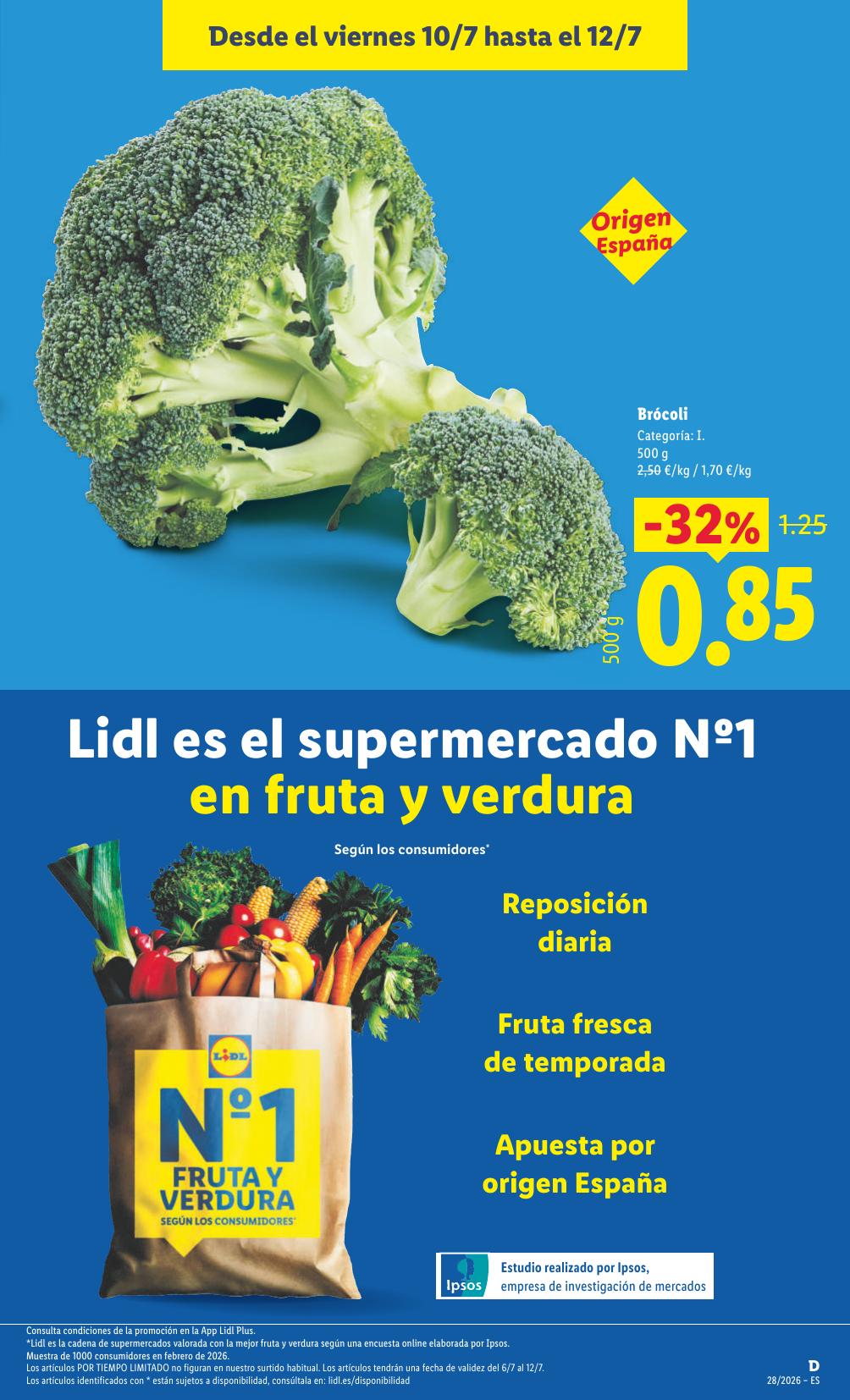 Folleto Lidl Alimentación · 6 de julio de 2026 – 12 de julio de 2026 — Página 11
