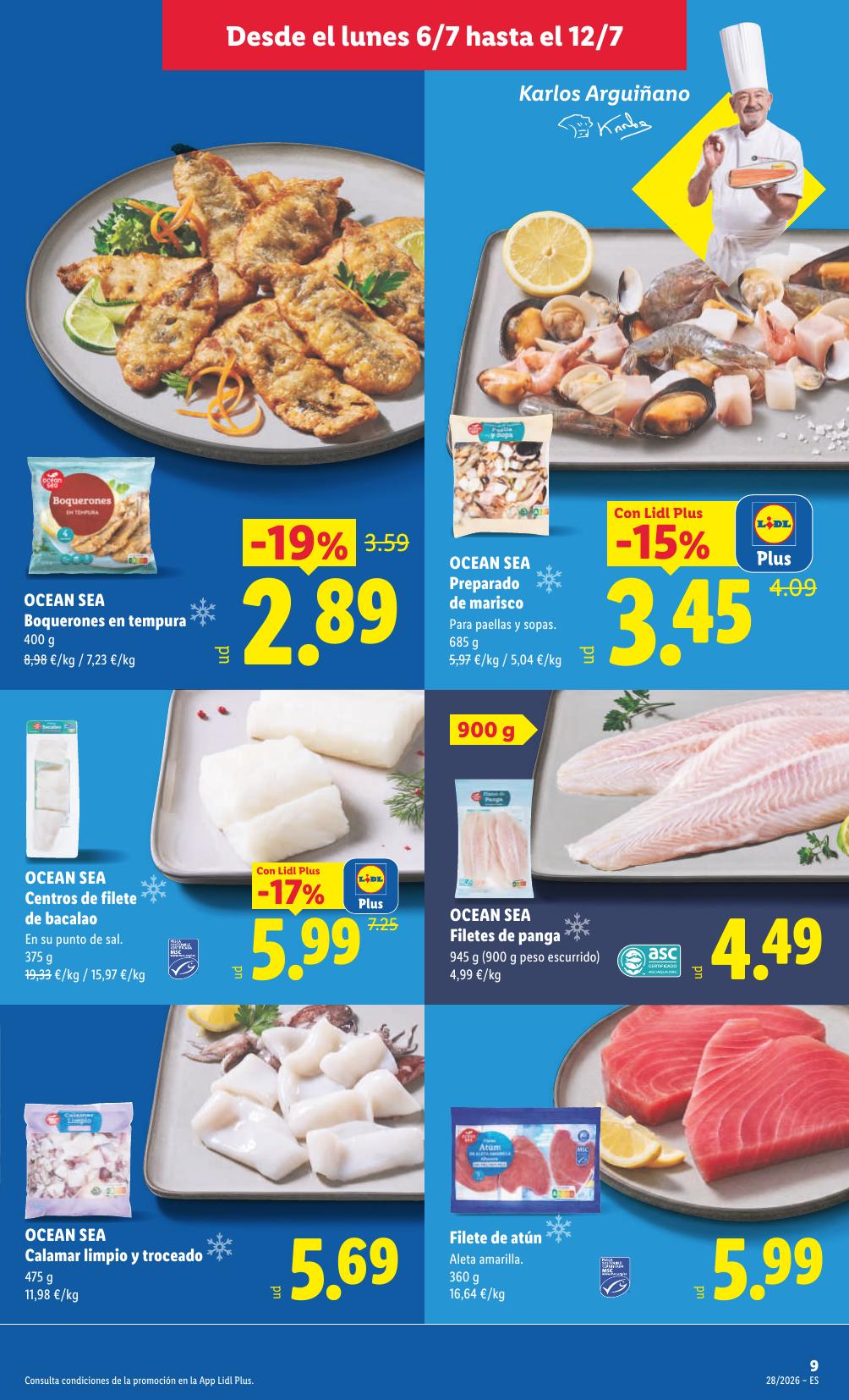 Folleto Lidl Alimentación · 6 de julio de 2026 – 12 de julio de 2026 — Página 17