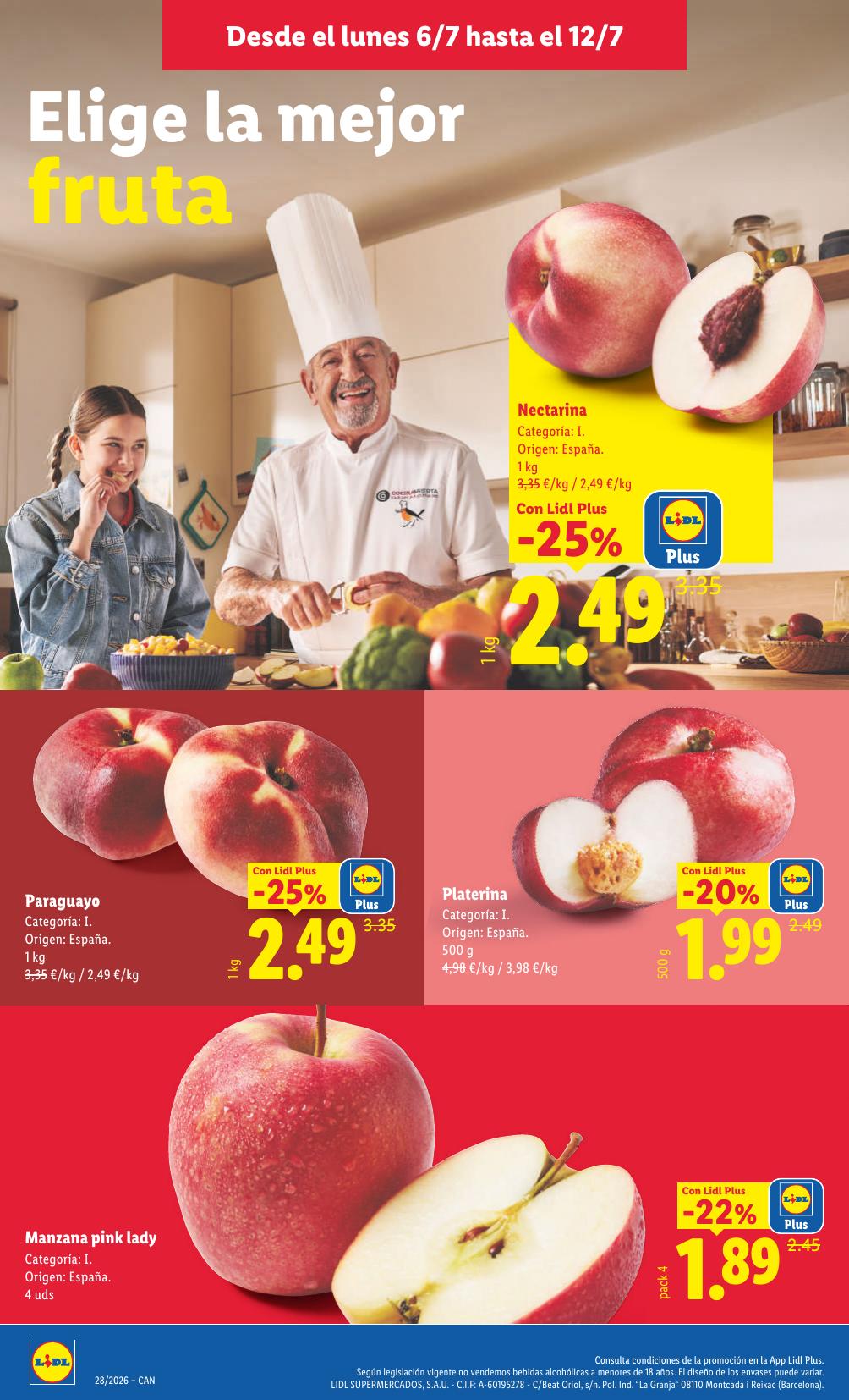 Folleto Lidl Alimentación · 6 de julio de 2026 – 12 de julio de 2026 — Página 6