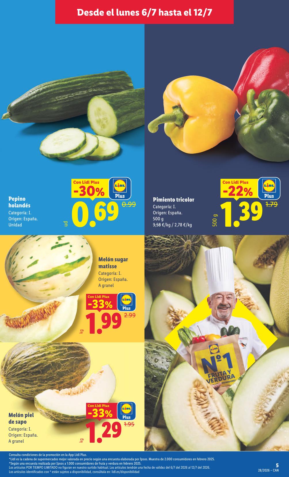 Folleto Lidl Alimentación · 6 de julio de 2026 – 12 de julio de 2026 — Página 7