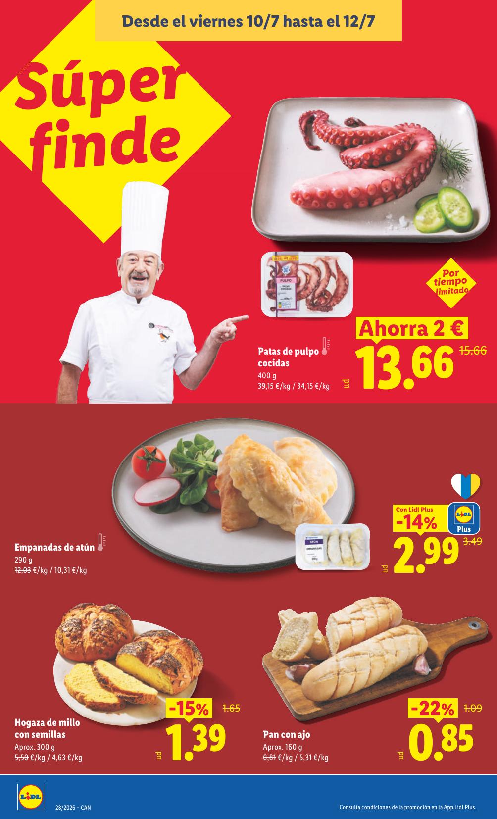 Folleto Lidl Alimentación · 6 de julio de 2026 – 12 de julio de 2026 — Página 30